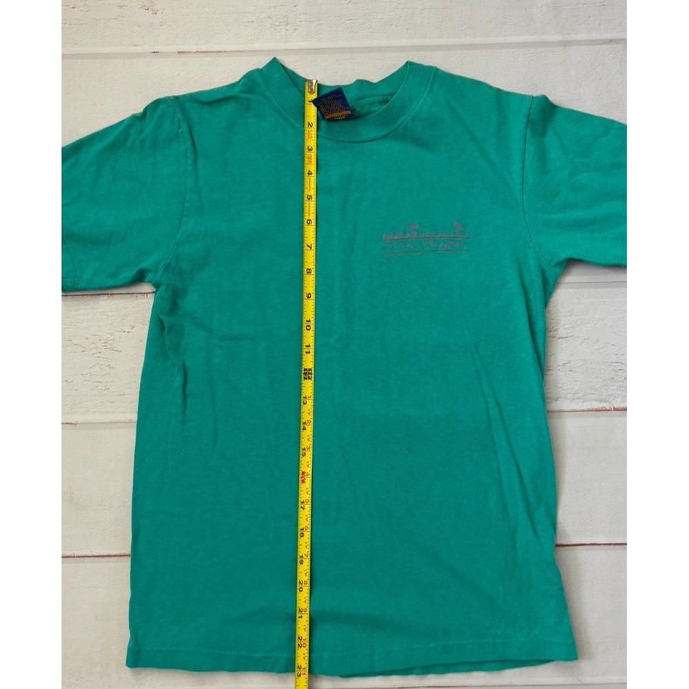 Vintage Ocean Pacific Men's Single Stitch Surf Beach Graphic T-shirt Small - Picture 5 of 7